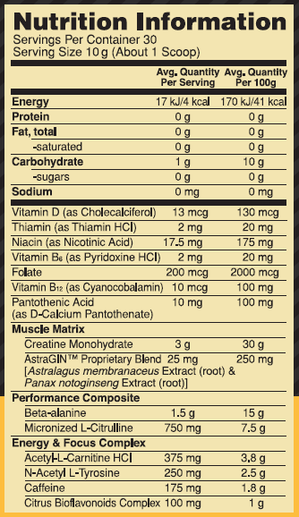 Gold Standard Pre-Workout by Optimum Nutrition